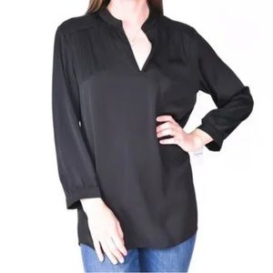 Amanda Uprichard black long sleeve top